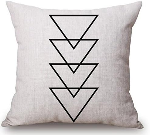 QINU KEONU Elephant Deer Mountains Cotton Linen Throw Pillow Case Cushion Cover Home Sofa Decorative 18 X 18 Inch (45)