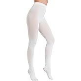 CYVESOULA Tights for Women 80D Ultra Soft Colored Opaque Tights, Run-Resistant High Waisted Pantyhose