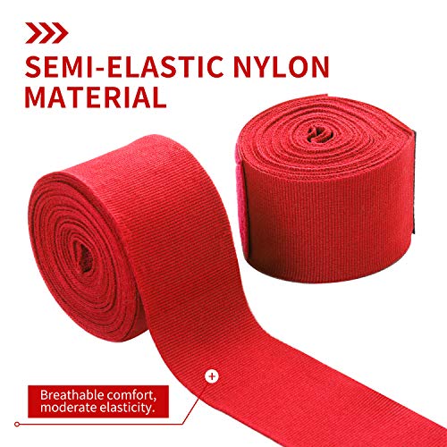 PROIRON Boxing Hand Wraps for Men & Women&Kids 180 & 104 inch Handwraps for MMA, Muay Thai, Kickboxing & Martial Arts Training Semi-Elastic Hand Wraps(Pair)