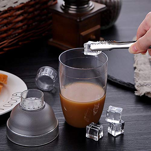 Jyongmer 4 Pack 8.6" Ice Scoops with 2 Pack 5.3" Ice Tongsm, Stainless Steel Scoops and Tongs, Metal Sweet Candy Buffet Set, Bath Scoops Food Sugar Scoop for Tea Coffee Kitchen Wedding Bar Party - Thumbnail 5
