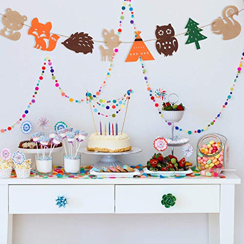 2 Chuangdi+Woodland+Creatures+Birthday+Supplies