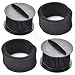 Techypro Compatible 2 Sets Circular Filter Sets Replacement for Bissell Power Force & Helix Turbo 32R9 203-7913, 203-2587, 203-1464, 203-1192, 203-1183, 203-8161 73K1
