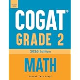 COGAT Grade 2 Math: Three Practice Tests - Level 8