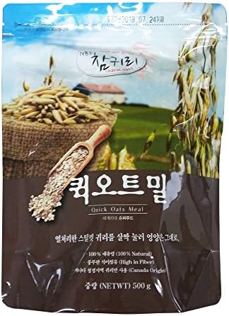 NBF Quick Oats Meal - Healthy Breakfast Menu, Rich dietary fiber, 500g, 17.6Oz