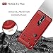 Sucnakp for Nokia 3.1 Plus Case(US Version) TPU Shock Absorption Cell Phone Cases Technology Raised Bezels Protective Cover for Nokia 3.1+ Case（Red）