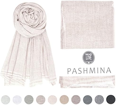 Winter Autumn Fashion Cashmere Scarf Unisex Women’s Men Soft Wool Shawl Large Stole Thick Blanket Pashmina Beige White