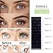 TDANCE Lash Extension Matte Black Eyelash Extension C CC D DD J B L Curl Volume & Classic Lash Extensions 0.03-0.18mm Thickness Professional Salon Use(0.18-DD,14-19 mm)