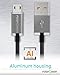 LED Micro USB Cable (1 FT), FosPower [Quick Charge 3.0] Reversible Micro B to Reversible USB A Cable [Full Speed Charging]