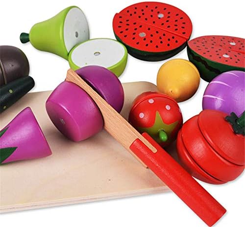 Zhongsufei Kid Workbench DIY Set Toy Fancy Simulation Play Toys Magnetic Fruits And Vegetables And Suit The 2-3-6 - Year - Old Educational Toy Pretend Role Workbench