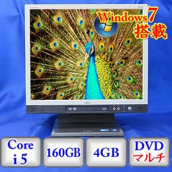 Amazon 中古デスクトップパソコン 富士通 Esprimo K551 B Fmvkf2k0e1 Windows7 Professional 32bit Core I5 2 67ghz 4gb 160gb Dvdハイパーマルチ 17インチ S1224d081 富士通 デスクトップ 通販