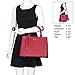 Hynes Victory Womens Classy Satchel Handbag (Red)
