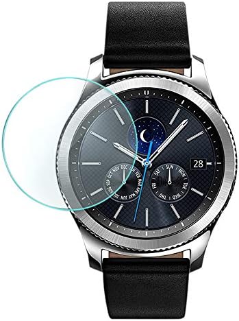 Fit Samsung Gear ,Diadia 2-PACK Tempered Glass Screen Protector Transparent Fit Samsung Watch Gear S3/S2 (Fit Samsung Watch Gear S3)