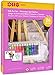 ETI Toys, 26 Piece Kids Art Painting Set with Wood Easel, 6 Princesses and Castles Themed Canvases, 12 Color Acrylic Paints, 5 Paint Brushes, Palette. Arts Studio for Artist Children Ages 6+ Years
