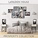 Langdon House 8x10 Picture Frames (Black, 12 Pack), Contemporary Frame Set, Wall Mount or Table Top, Prosperity Collection
