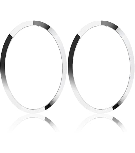 2 Anneaux De Garniture Phare Pour Mini Cooper F55 F56 F57 2014-2021 - Argent, ABS, Réf. OEM 51137300631, Etc. - 5