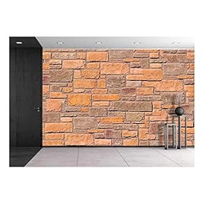 Brick Wall Seamless Pattern. - Removable Wall Mural | Self-Adhesive Large Wallpaper - 66x96 inches