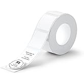 NIIMBOT Labels for B21/B1/B3S/K3 Label Printer, Thermal Stickers 1.22'' x 1.22''(31x31mm), Waterproof, Oil-Proof Label Tape, 1 Roll of 210 Round Sticker Labels