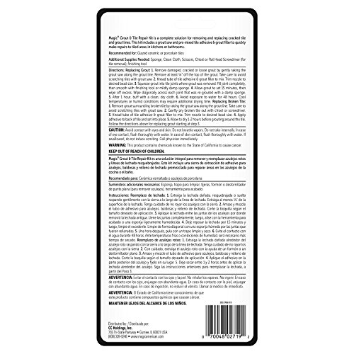 Magic Grout & Tile Restore Kit Complete Solution for Removing and