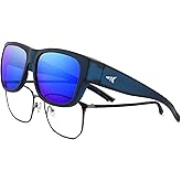 KastKing Chariton Fit-Over Polarized Wrap Around Over Sunglasses for Men and Women, Ideal for Driving Fishing Cycling Running