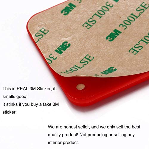 Cell Phone Wallet, HUO ZAO Silicone Credit Card Id Holder with Adhesive Stick-on fits Apple iPhone iPad Samsung Galaxy Android Smartphones, Table, Refrigerator, Door - 10 Pack (Black Colors - 5P)