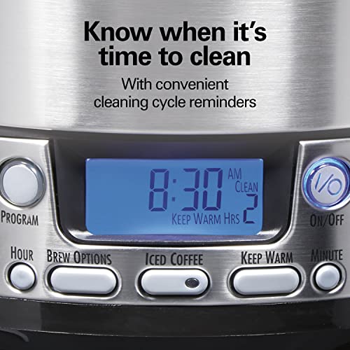 Hamilton Beach Brewstation Programmable Dispensing Drip Coffee Maker with 12 Cup Internal Brew