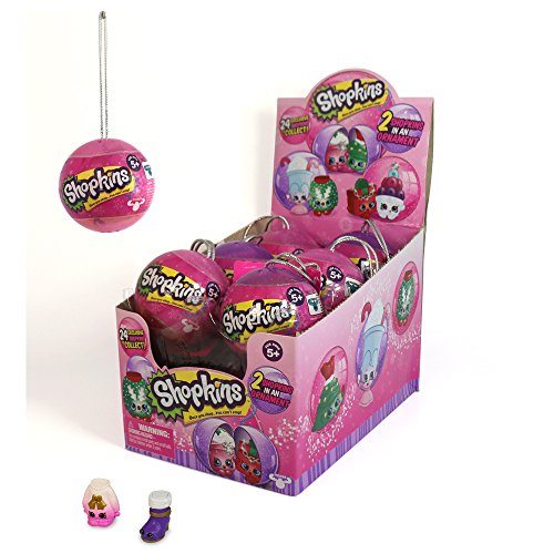 2017 shopkins christmas ornaments bauble case of 12 (2 …