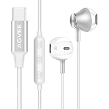 AGVEE Digital USB-C Earphones, Type-C Headphones Active Noise Cancelling Earbuds with Mic in-Ear Wired Hi-Res Stereo for…
