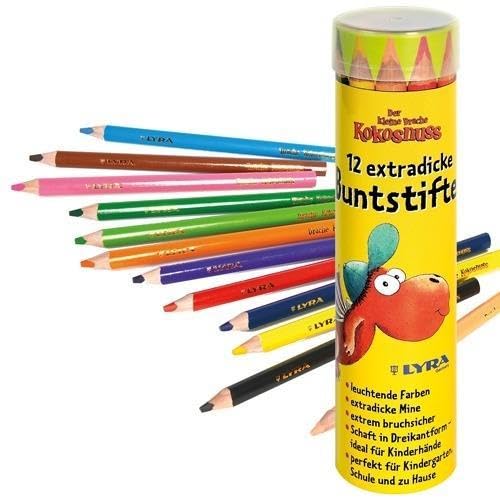 The Little Dragon Coconut Colouring Pencils