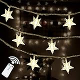 HOTINS Star String Lights 100 LED Fairy String