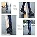 DiDaDi Shoe Covers Waterproof Reusable Rain Shoes Cover Cycling Non Slip Skid Washable Shoes Covers Boots Protector with Zipper Grip Rubber for Travel Running Walking XXL(Women: 9.5-11’’ Men: 8-9.5'')