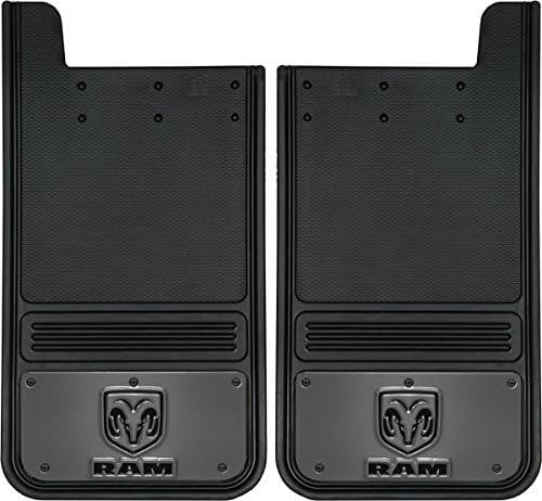 Gatorback Dodge Ram Truck Mud Flaps - Rear Pair - Gun Metal