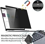 Magnetic MacBook Pro 16 inch Privacy Screen Compatible with MacBook Pro 16 Inch 2019 Released Model A2141, Easy On/Off Bubble-Free Design Privacy Screen MacBook Pro 16 inch
