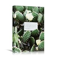 Canvas Wall Art Pressed Quotes Inspirational Words Art Print Motivational Quote - 12x18 inches