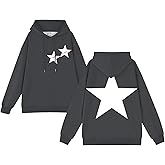 Tuislay Y2k Star Graphic Hoodie Oversized Streetwear Hoodies For Women Vintage Aesthetic Hooded Sweatshirts Pullover Unisex