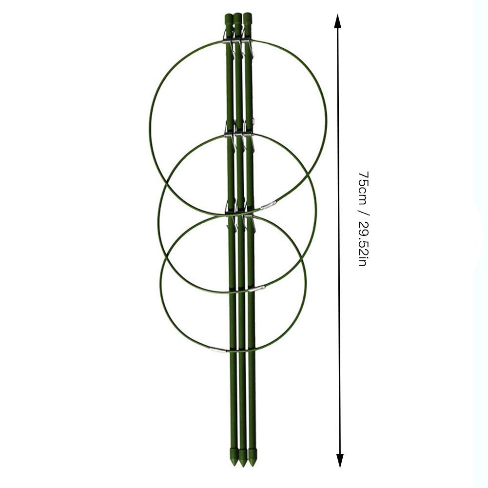 Set 2 Supporti A Traliccio Per Piante Rampicanti Decorazione Giardino In Metallo Color Crema - Foto 12