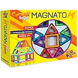 MAGNATON Magnetic Blocks, Magnetic Building Set, Magnetic Tiles For Baby / Kids, Educational And Creativity Toys For Boys and Girls, Bonus Included, Holidays Gift