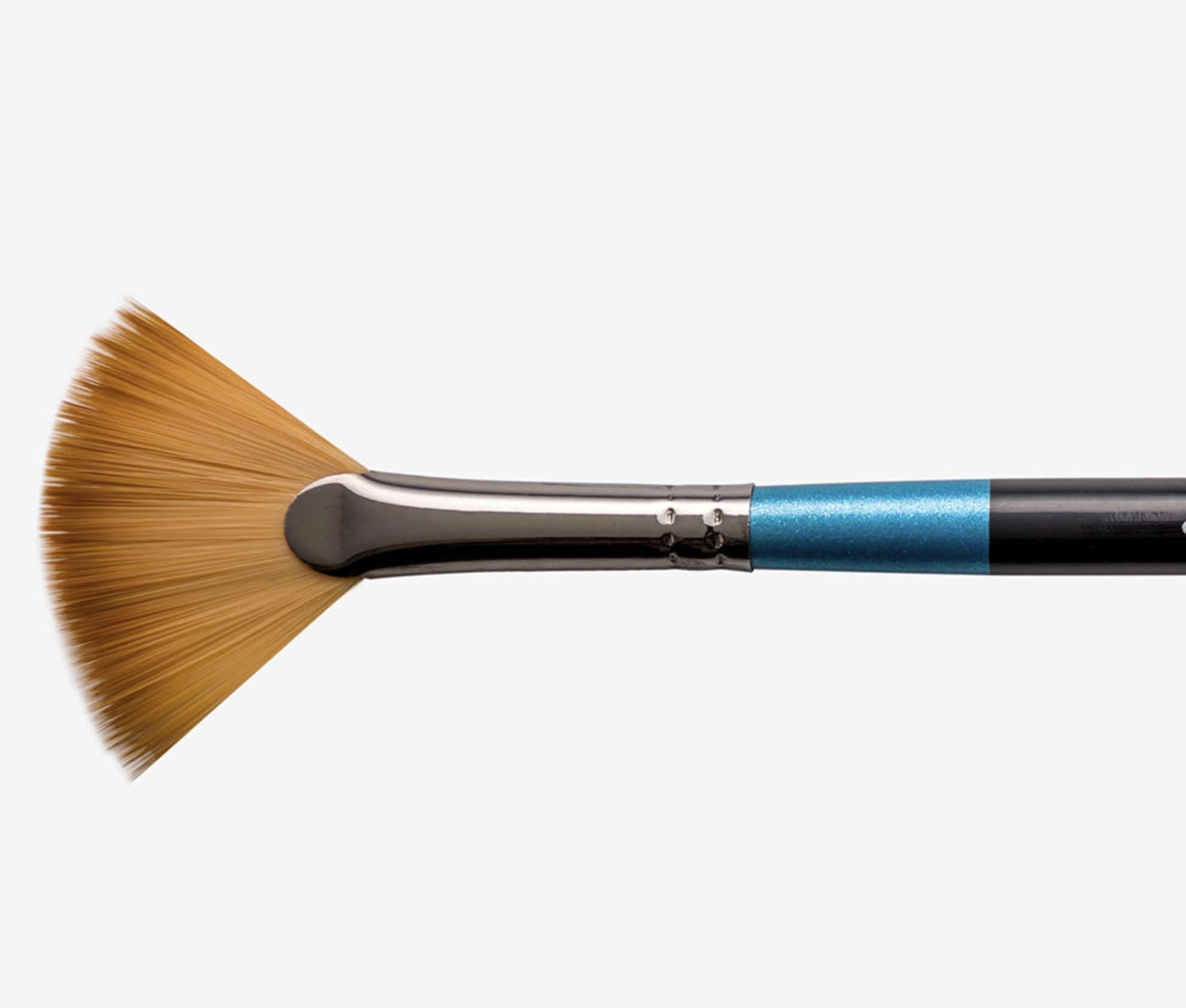 Daler-Rowney Aquafine Watercolour Brush, Soft Synthetic Hair, Short Handle, Fan, 2