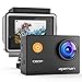 【Upgraded】 APEMAN Action Camera 1080P Full HD Waterproof Sport Camera 30m Underwater Camcorder with 170° Wide Angle and Mounting Accessory Kits