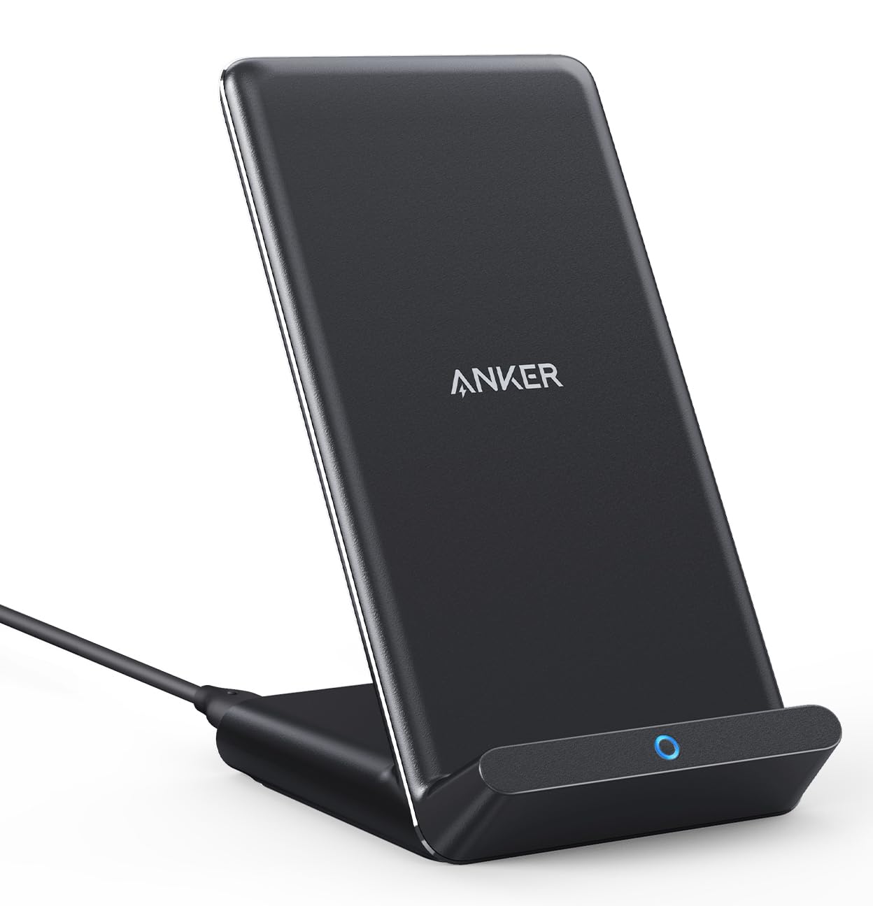 Anker PowerWave 10 Stand ワイヤレス充電器 Qi認証 iPhone 16シリーズ / 15シリーズ / 14シリーズ Galaxy 各種対応 最大10W出力 (ブラック)商品画像