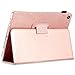 iPad 9.7 2018 / 2017 Case, iPad Air 2 Case, iPad Air Case, UrbanDrama Sparkly Glitter PU Leather Folio Stand Smart Cover Protective Case for New iPad 9.7 Inch 2017 / iPad Air 1 / 2, Rose Gold