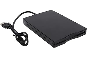 CICIGLOW External DVD CD Drive for Laptop Desktop, 3.5 inch 720KB/1.44MB Portable USB Floppy Disk Drive, FDD Universal for Laptops Desktops Compatible with s98se/ME/2000/XP/OS X