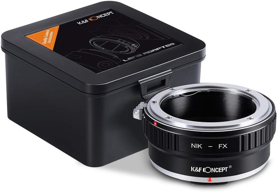 K&F CONCEPT Lens Mount Adapter Compatible with NIK Mount Lens to Fujifilm FX Mount Camera Adapter for Fujifilm FX Mount Camera - Image 3