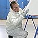 Kleenguard A10 Light Duty Coveralls 10631, Zip Front Elastic Wrists Hood Boots Breathable Material White 2XL, 25 Case