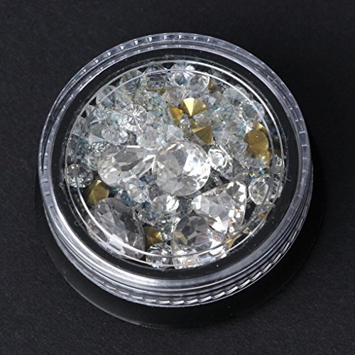 image for Women's 3D Nail Art Glitter Diamonds, Iuhan Sexy Nail Art Rhinestones 