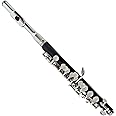 Deloitte Piccolo C Key, Nickel Plated, DPC-110, for Beginner Student Piccolo Instrument with Cleaning Kit, Carrying Case