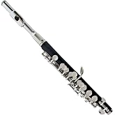 Deloitte Piccolo C Key, Nickel Plated, DPC-110, for Beginner Student Piccolo Instrument, Carrying Case