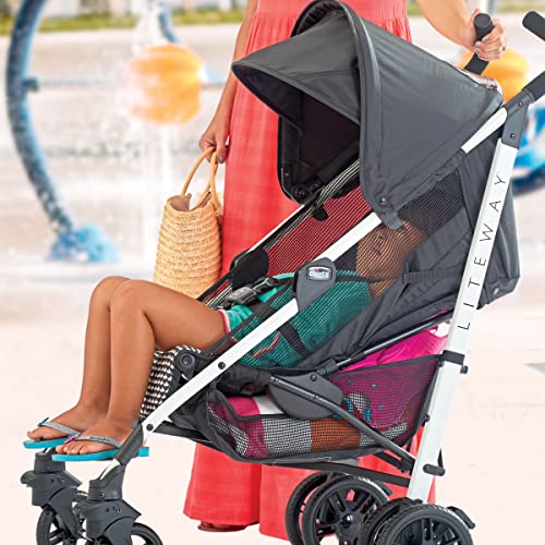 Chicco Liteway Stroller, Compact Fold Baby Stroller with Canopy