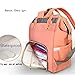Land diaper bag multi-function waterproof travel backpack nappy bags insulated compartment pockets wipes pocket (Gray)