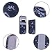 Toptekts Army Camouflage Protective Car Key Signal Blocker Case, Keyless Entry Fob Guard Signal Blocking Pouch Bag, Antitheft Lock Devices, Healthy Cell Phone Privacy Protection Security WiFi/GSM