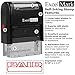 ExcelMark Paid Self Inking Rubber Stamp - Red Ink